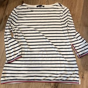 Tommy Hilfiger boat neck 3/4 sleeve top